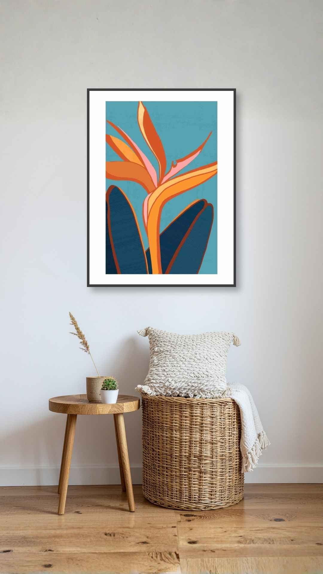 Blomster i orange