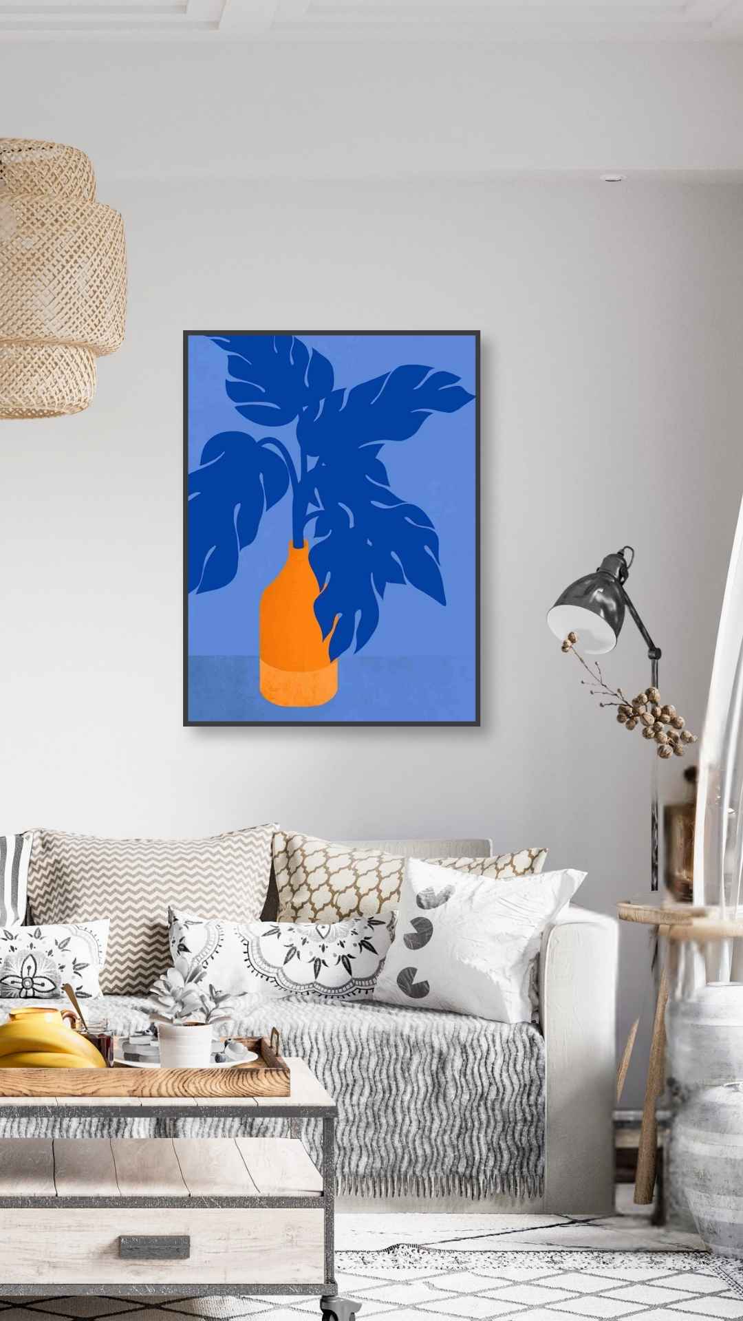 Orange vase