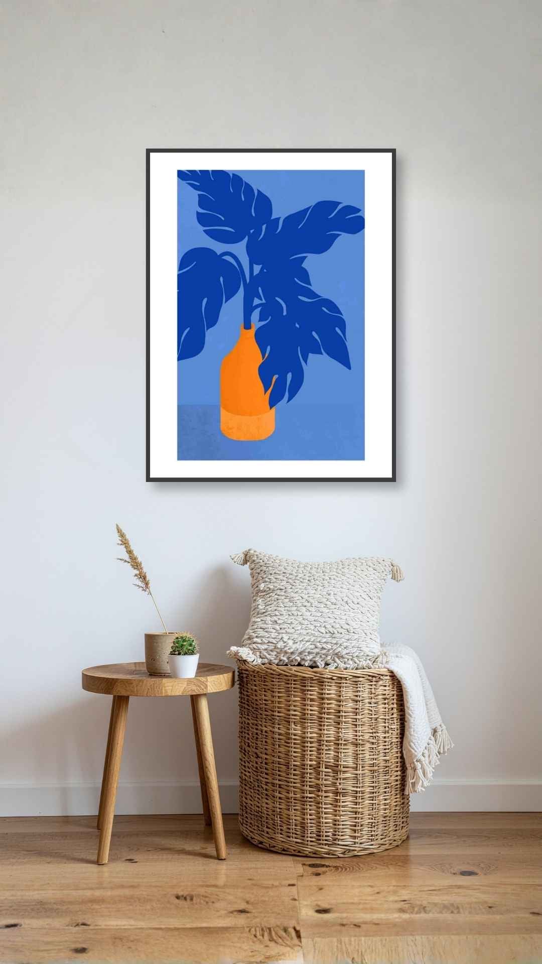 Orange vase