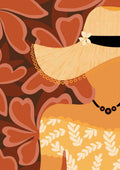 Orange Sommerhat