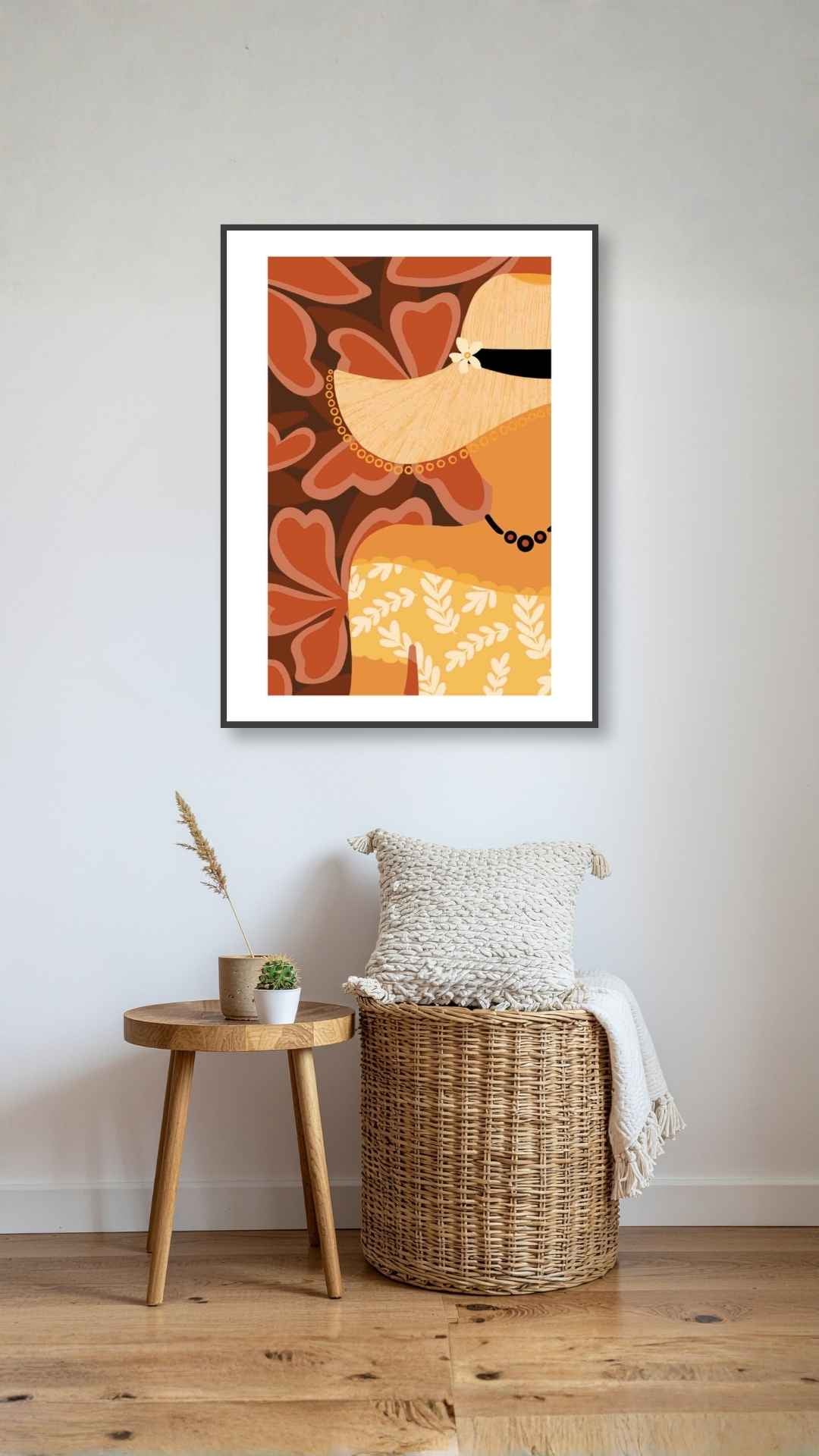 Orange Sommerhat