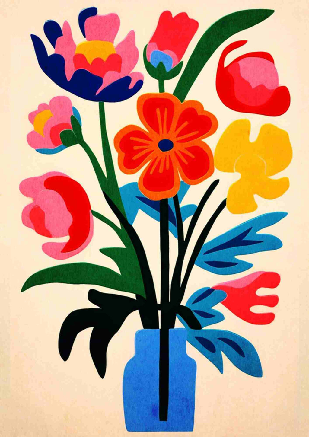 Solskinsblomster i vase