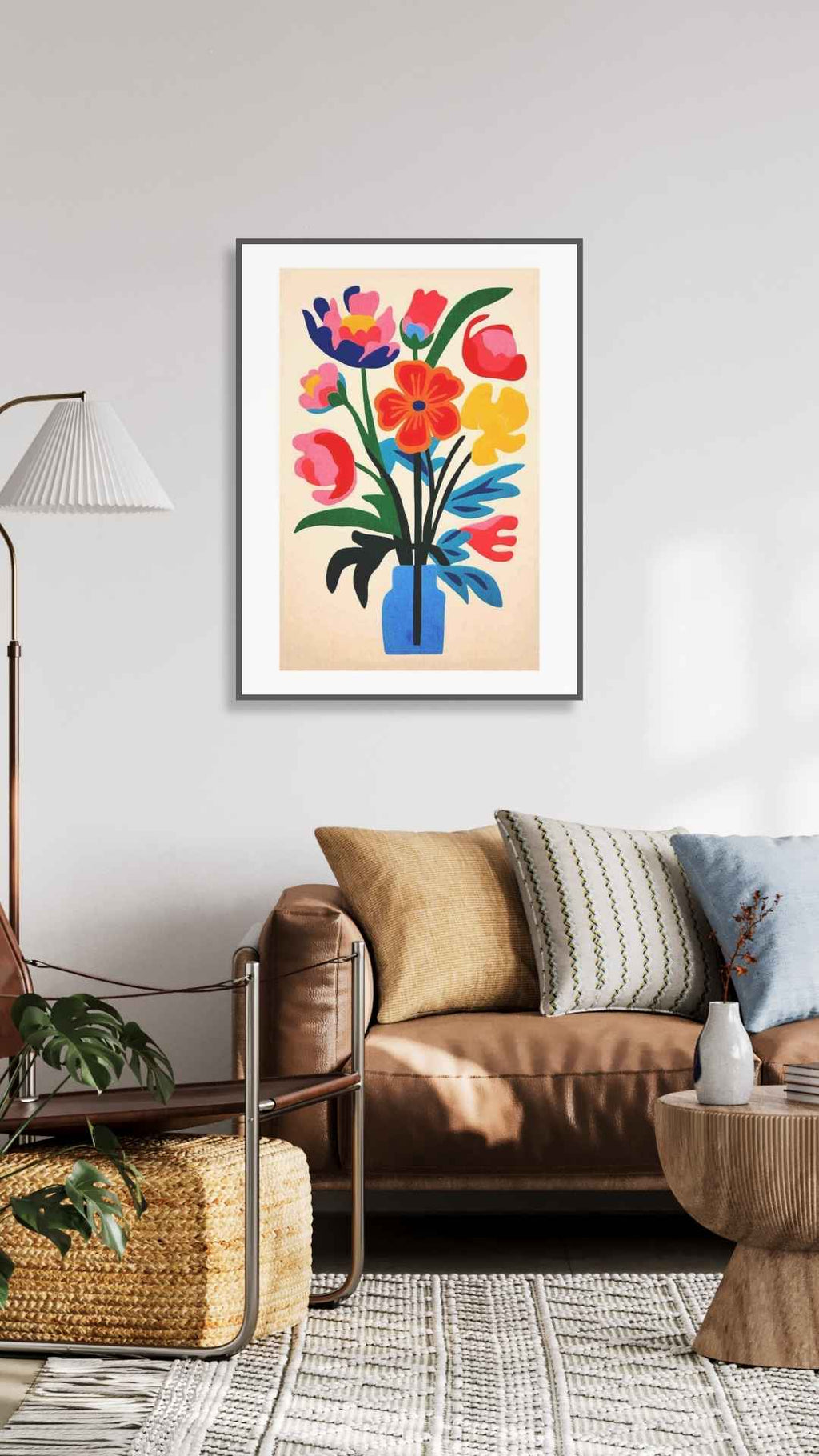 Solskinsblomster i vase