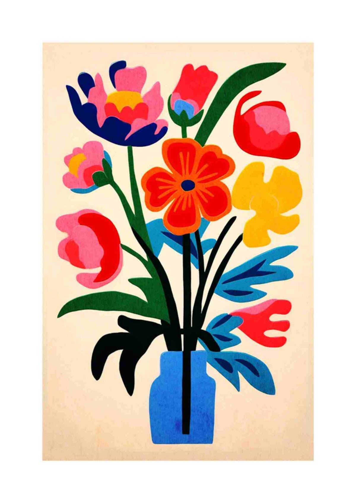 Solskinsblomster i vase