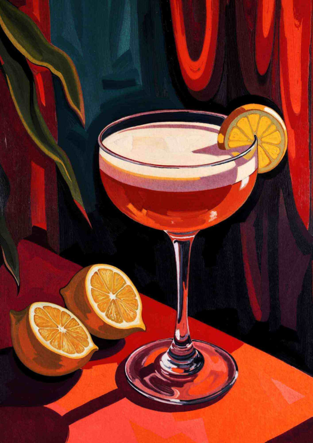 Cocktail med lemon