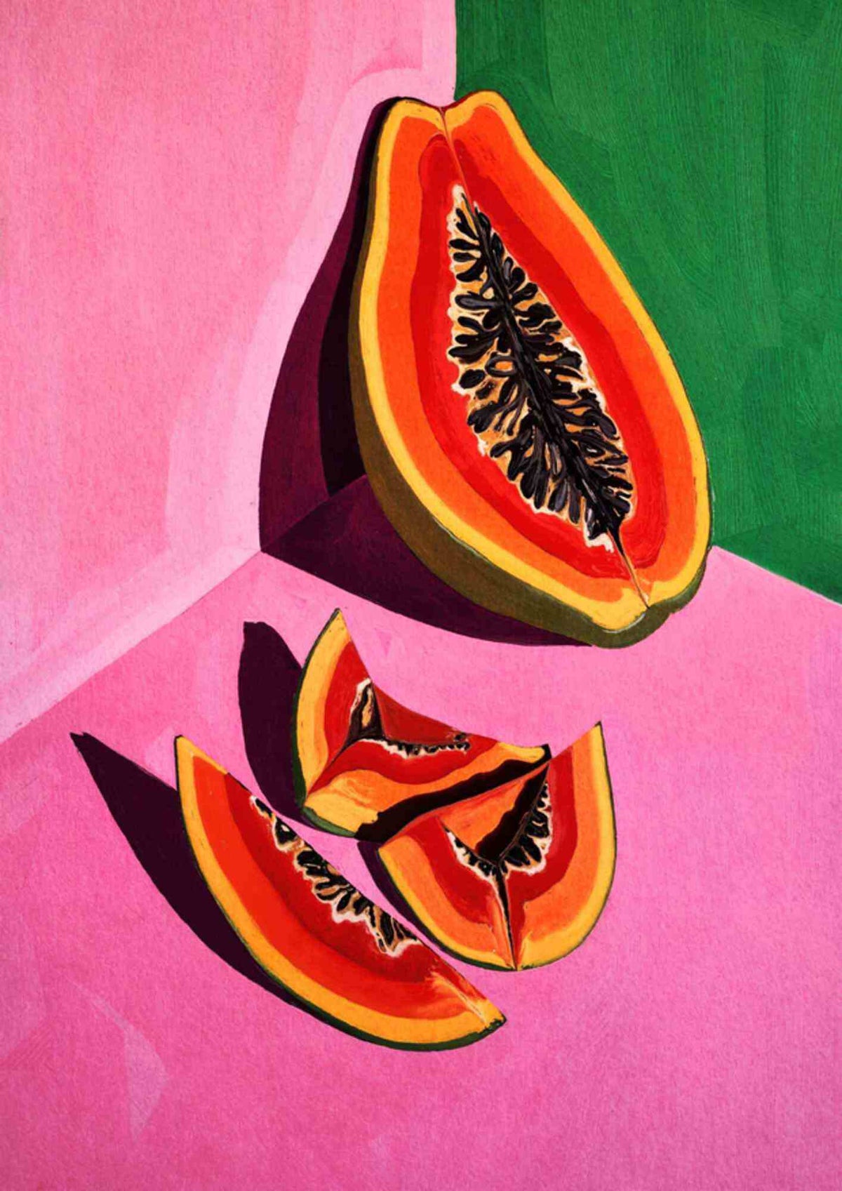 Papaya skiver