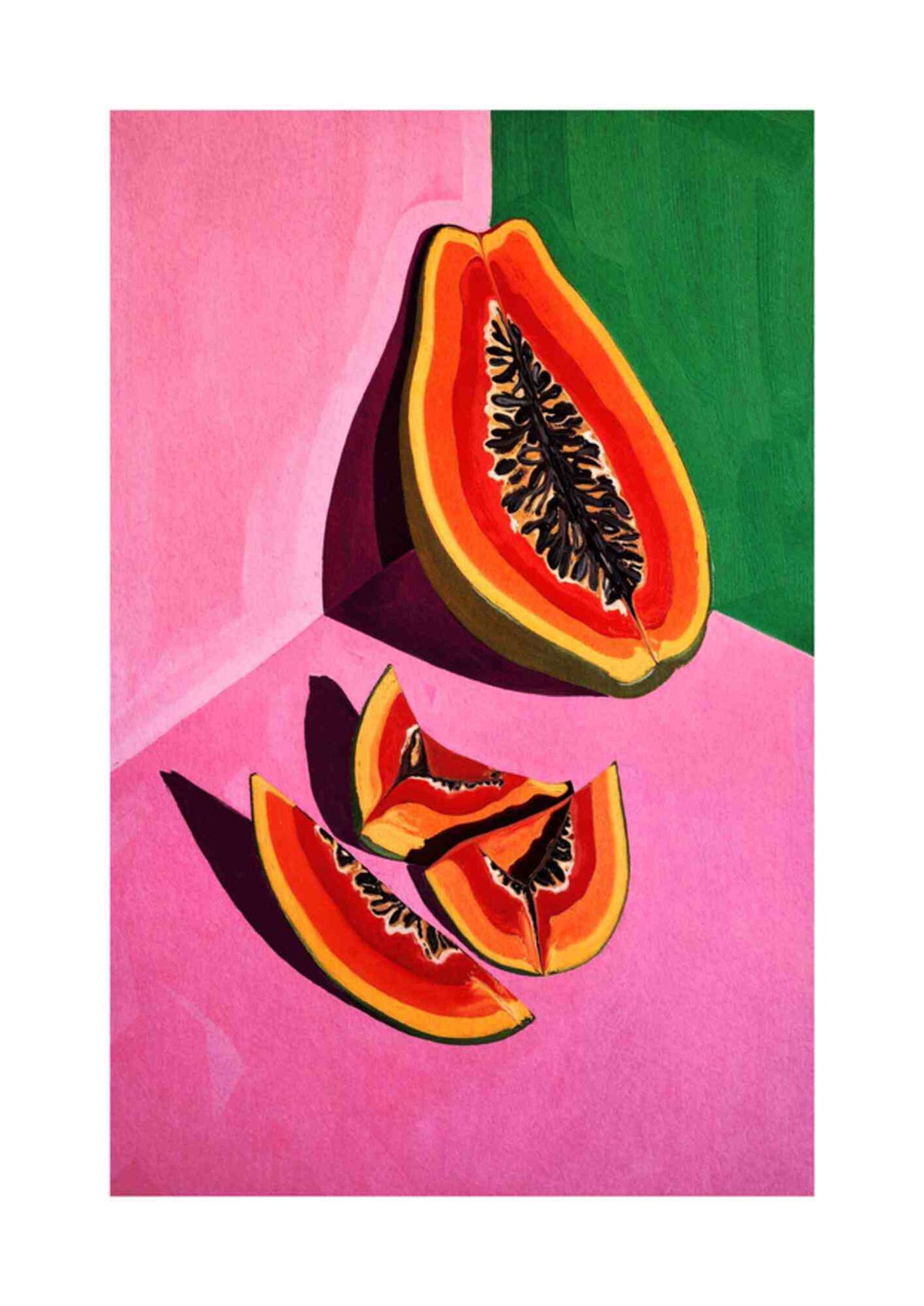 Papaya skiver