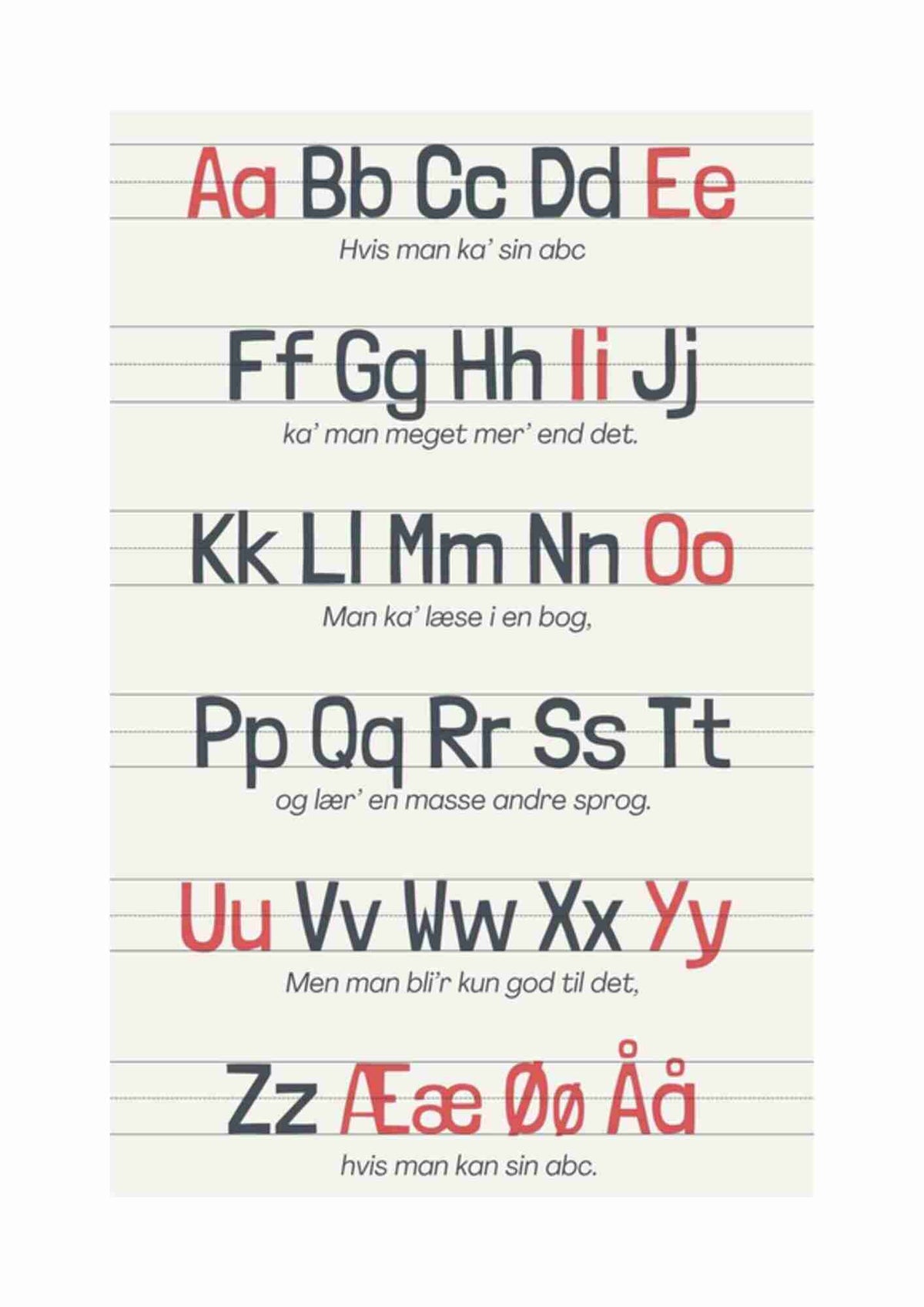 ABC sang med vokaler