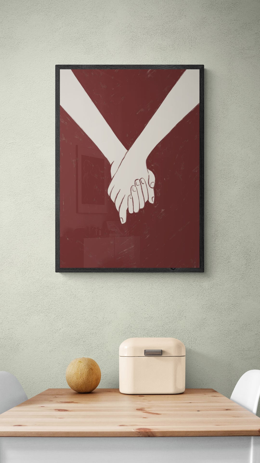 Hænder der Holder
