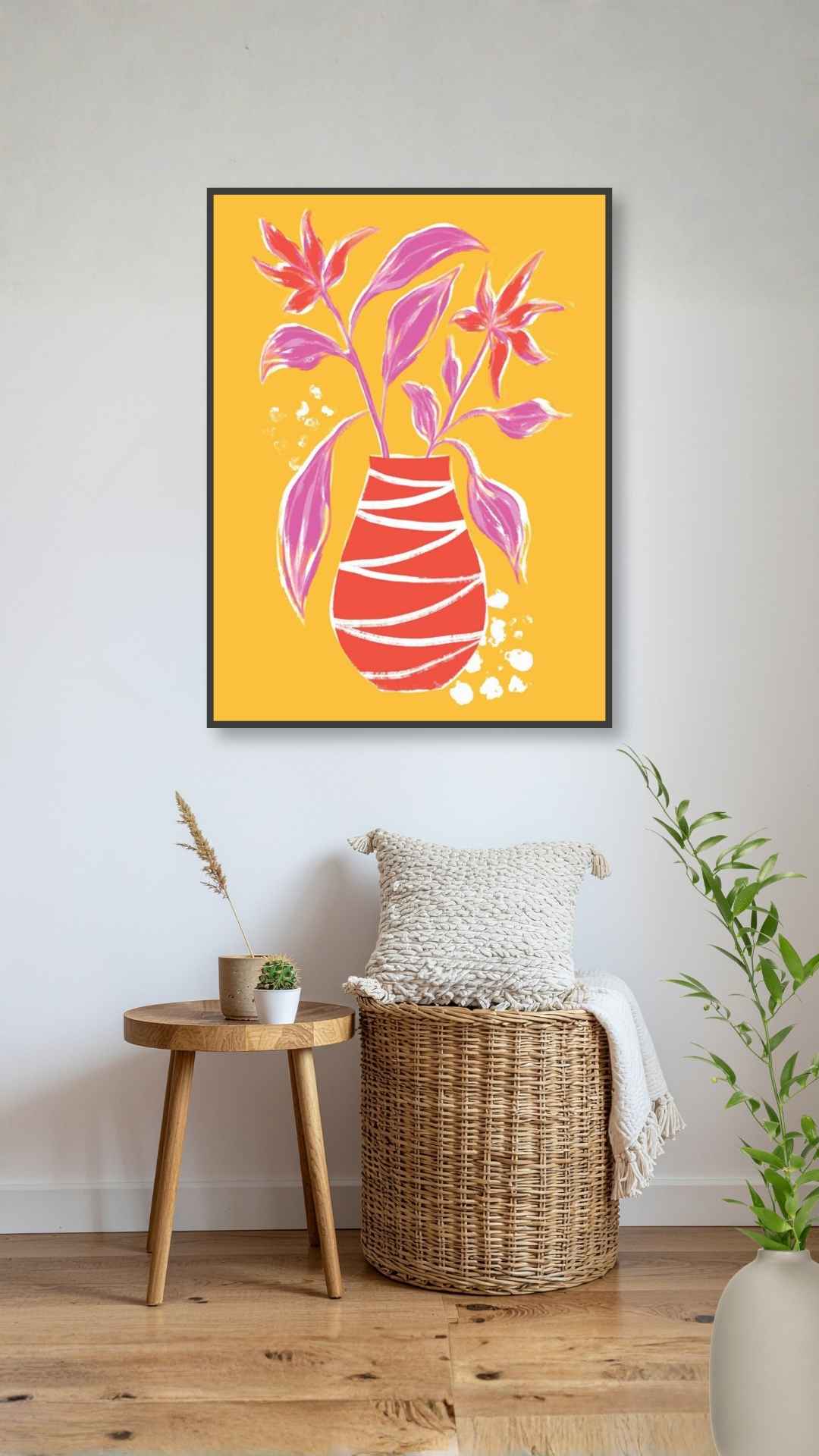 Blomster i vase