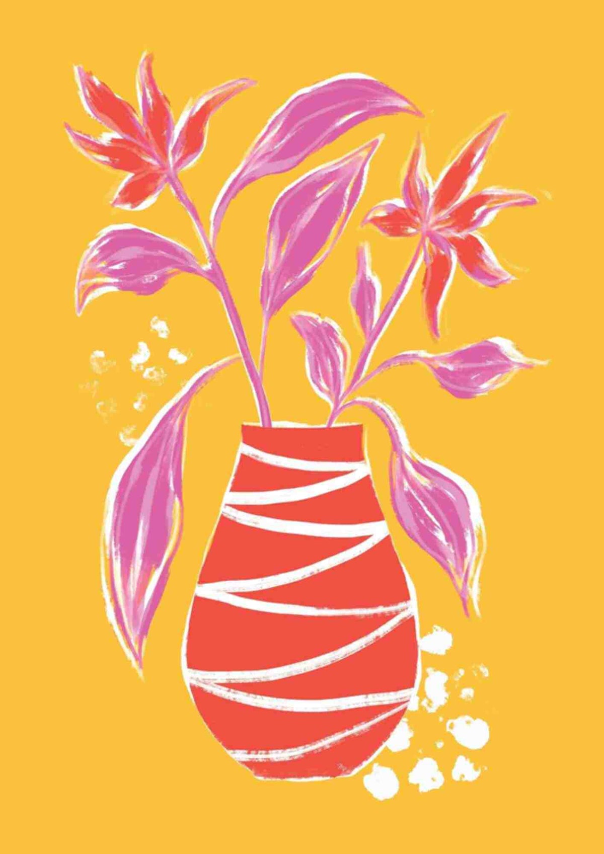 Blomster i vase