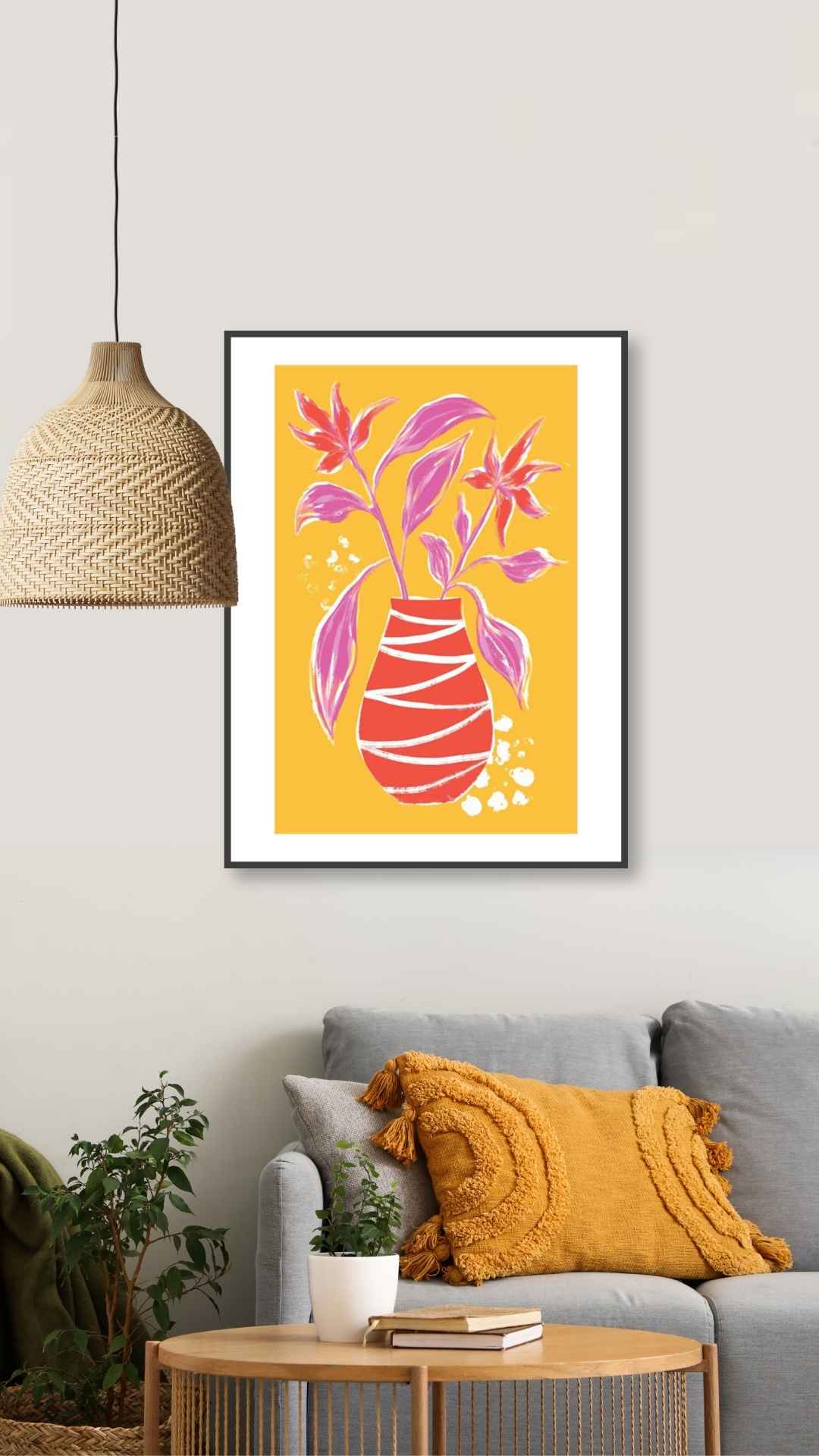Blomster i vase