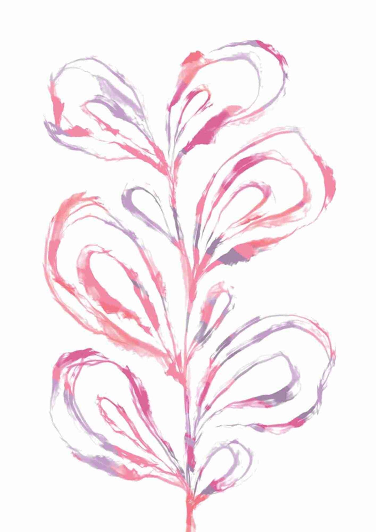 Farverig blomst