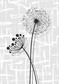Sorte blomster