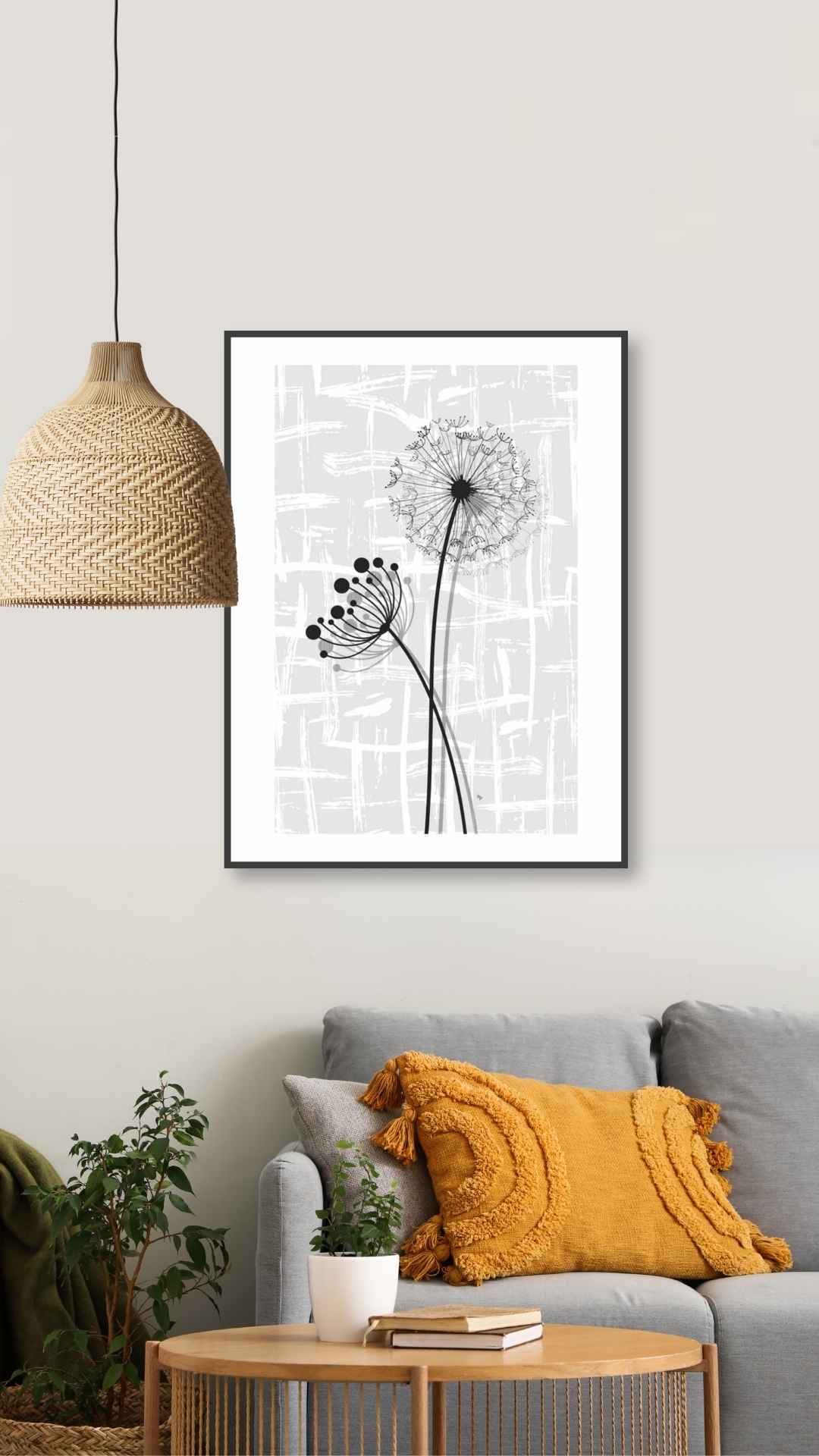 Sorte blomster