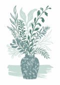 Grøn køkken blomst