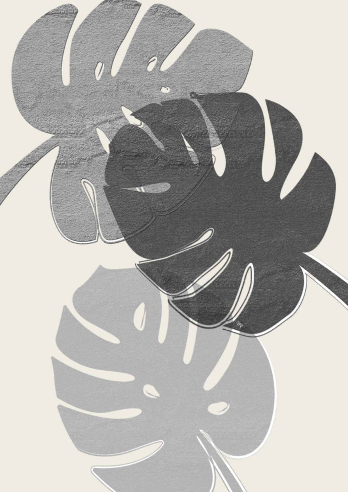 Mørke Monstera blade