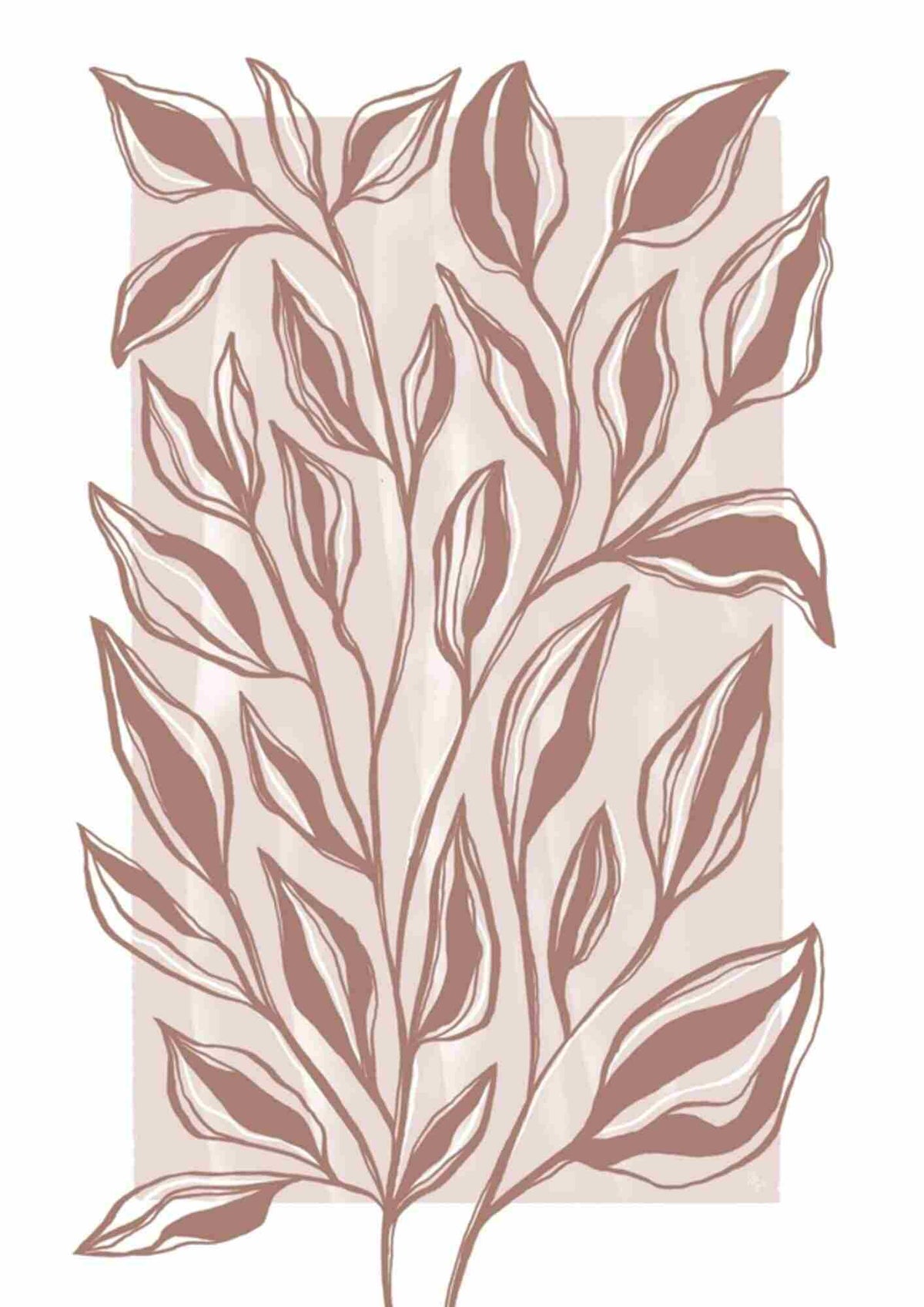 Mokkablade naturel