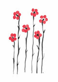 Røde blomster