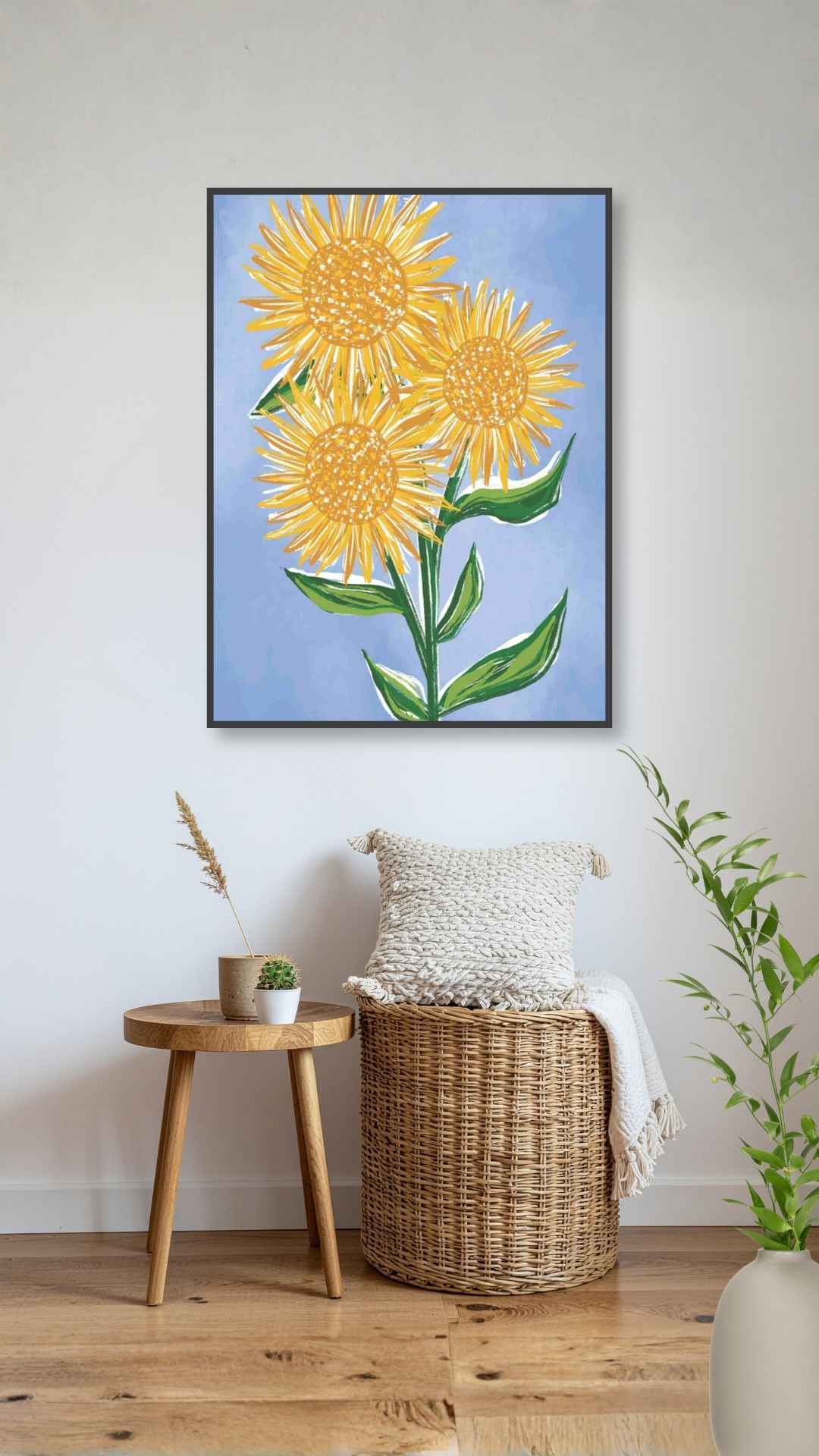 Solsikkeblomster