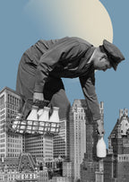 Mælkeudbringning i byen