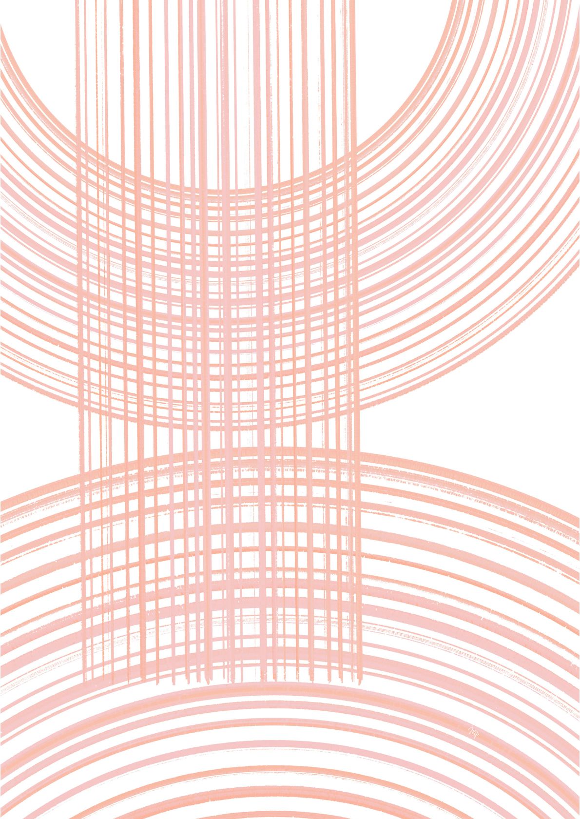 Struktureret i lyserød