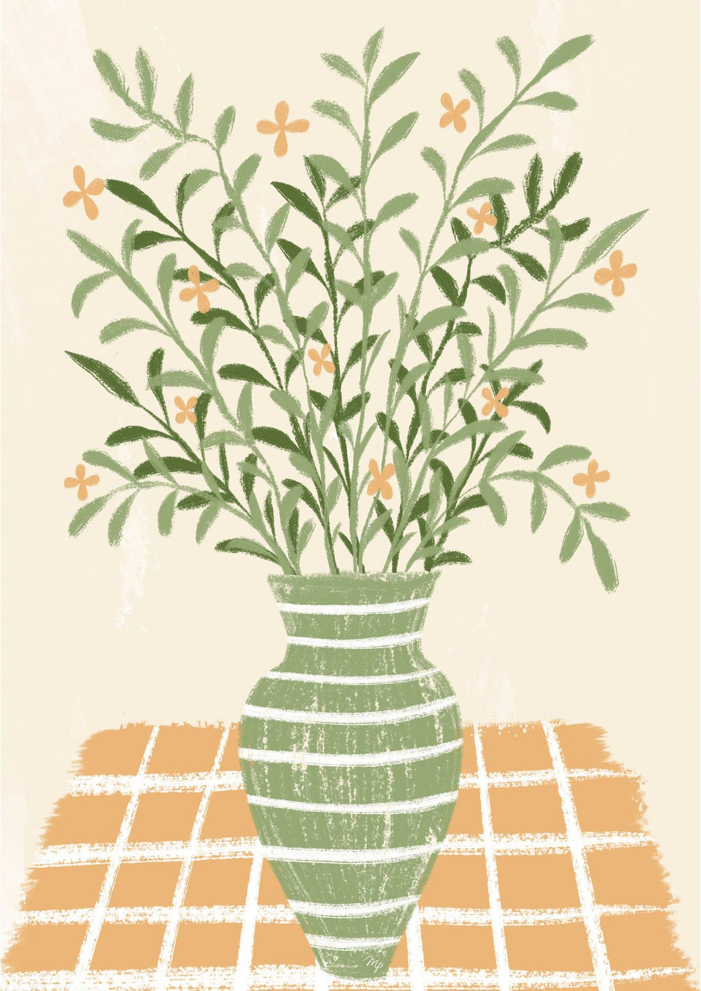 Grønne planter i vase
