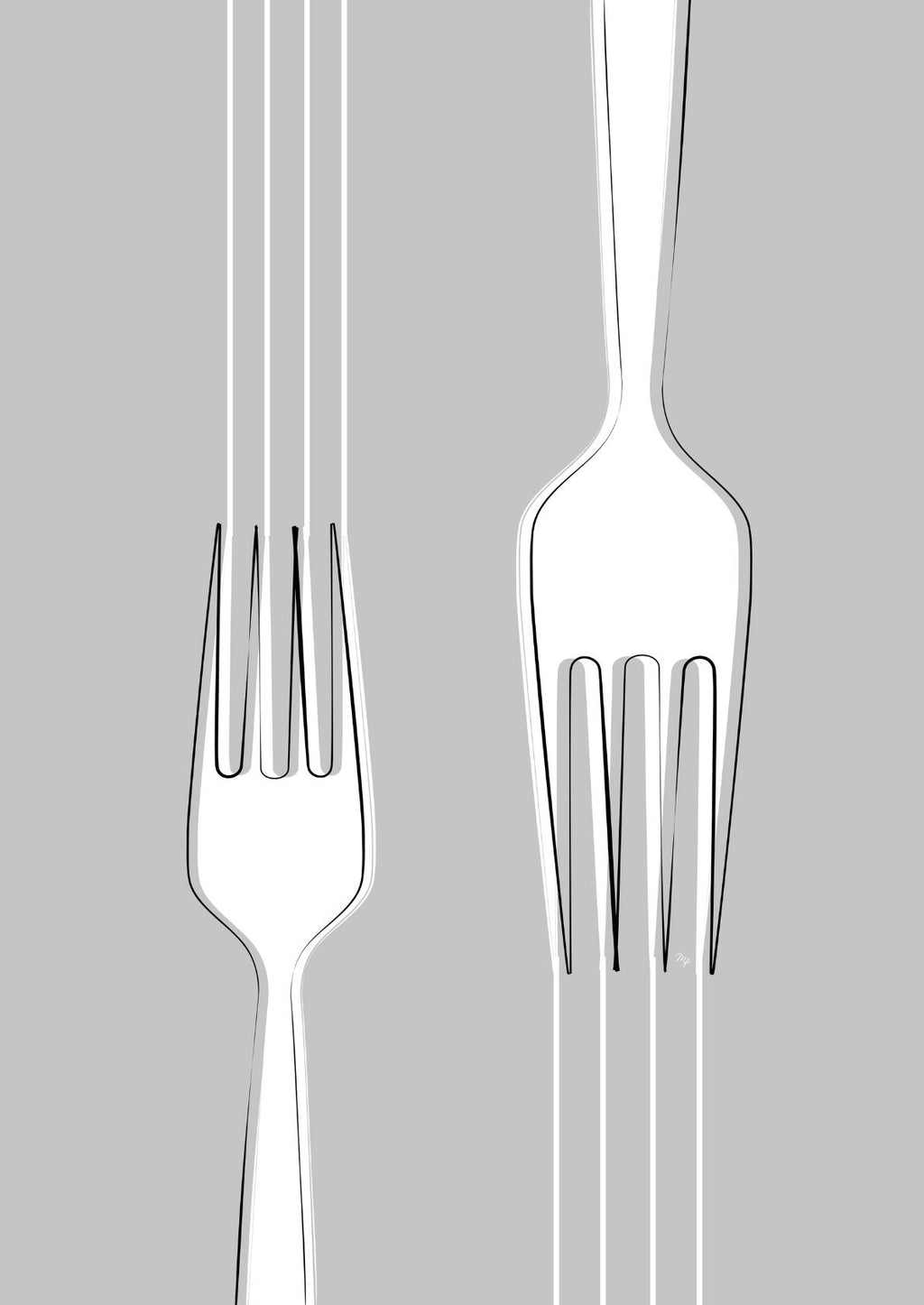 Minimalistiske Gafler