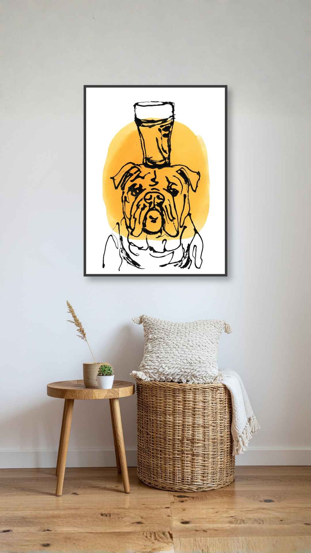 Hund med øl