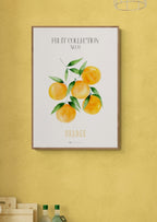 Frugtplakat - Appelsin