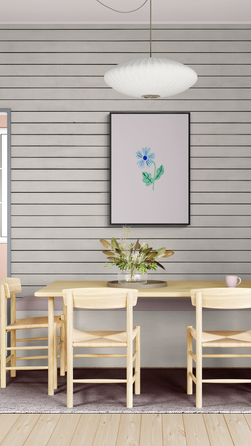 Blå blomst