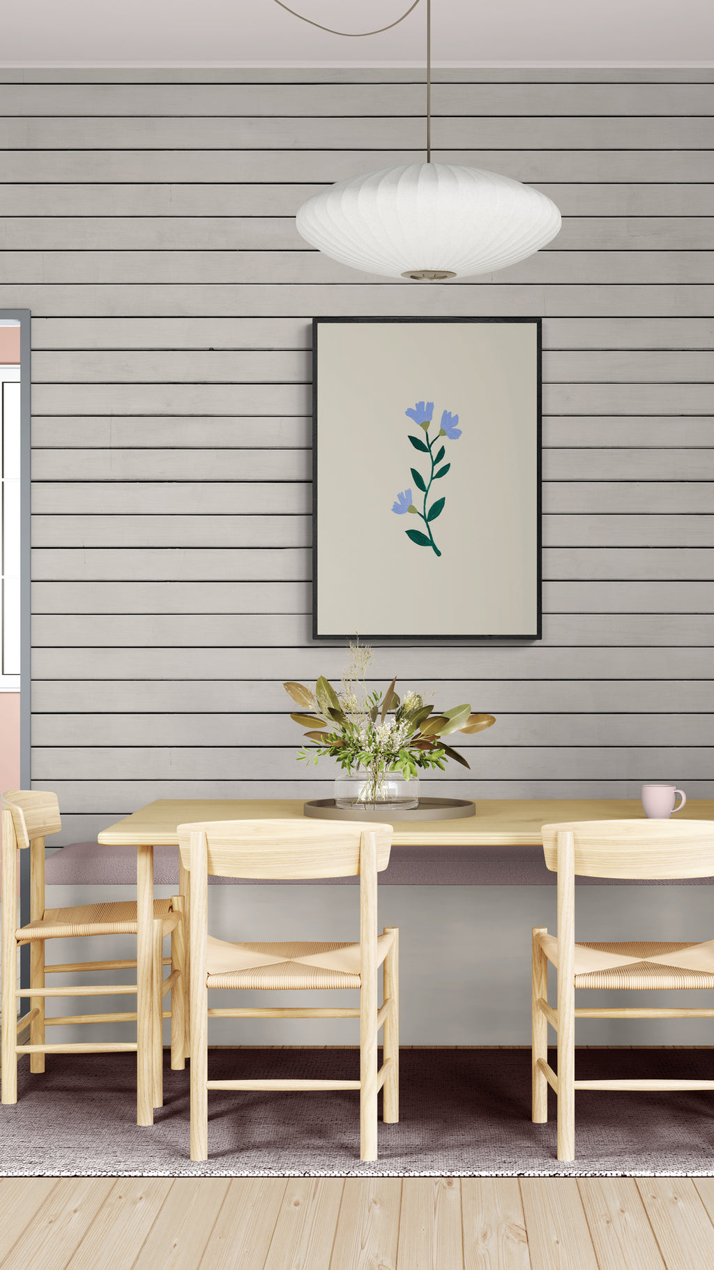 Blå blomster