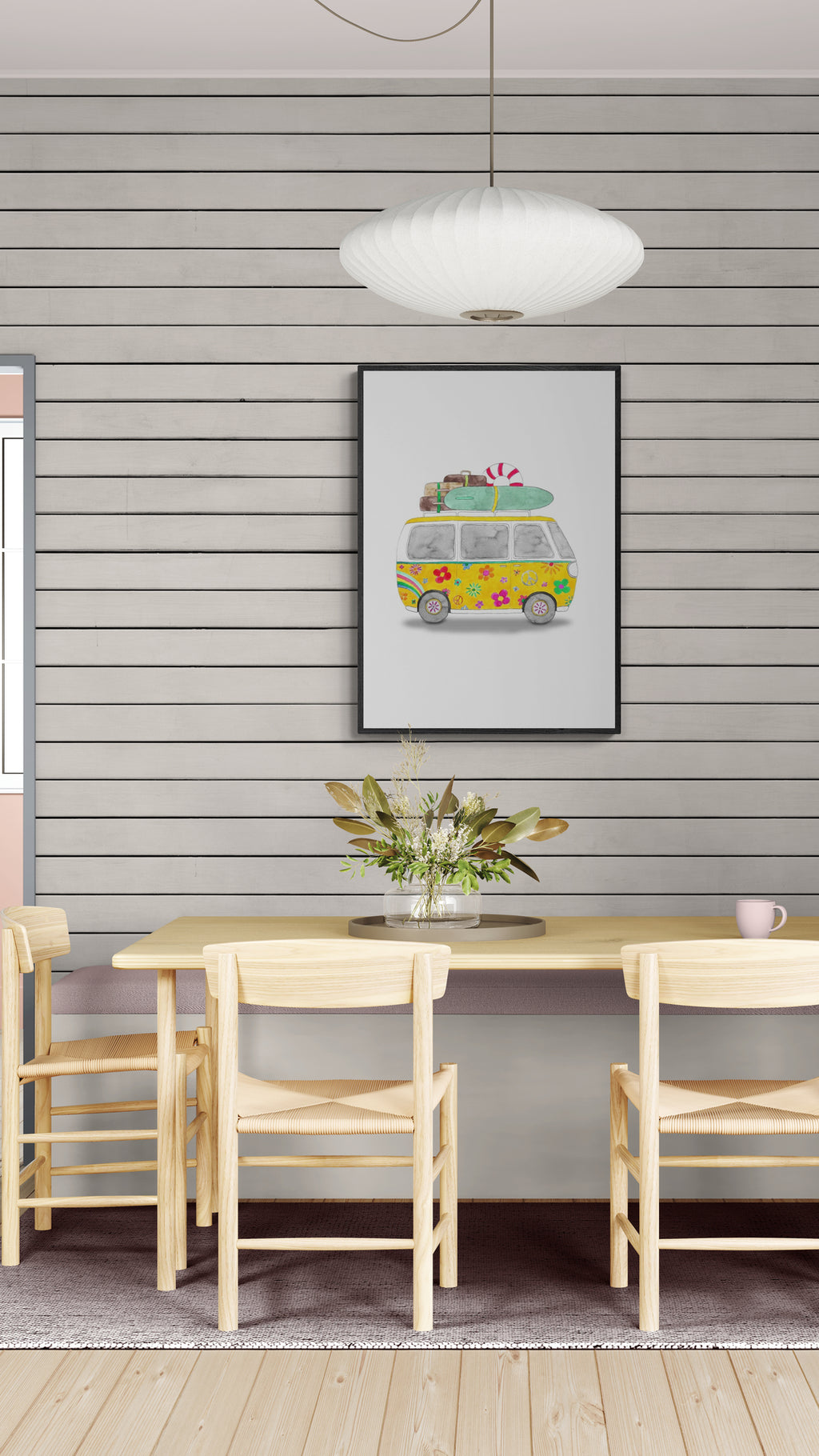 Farverig camper