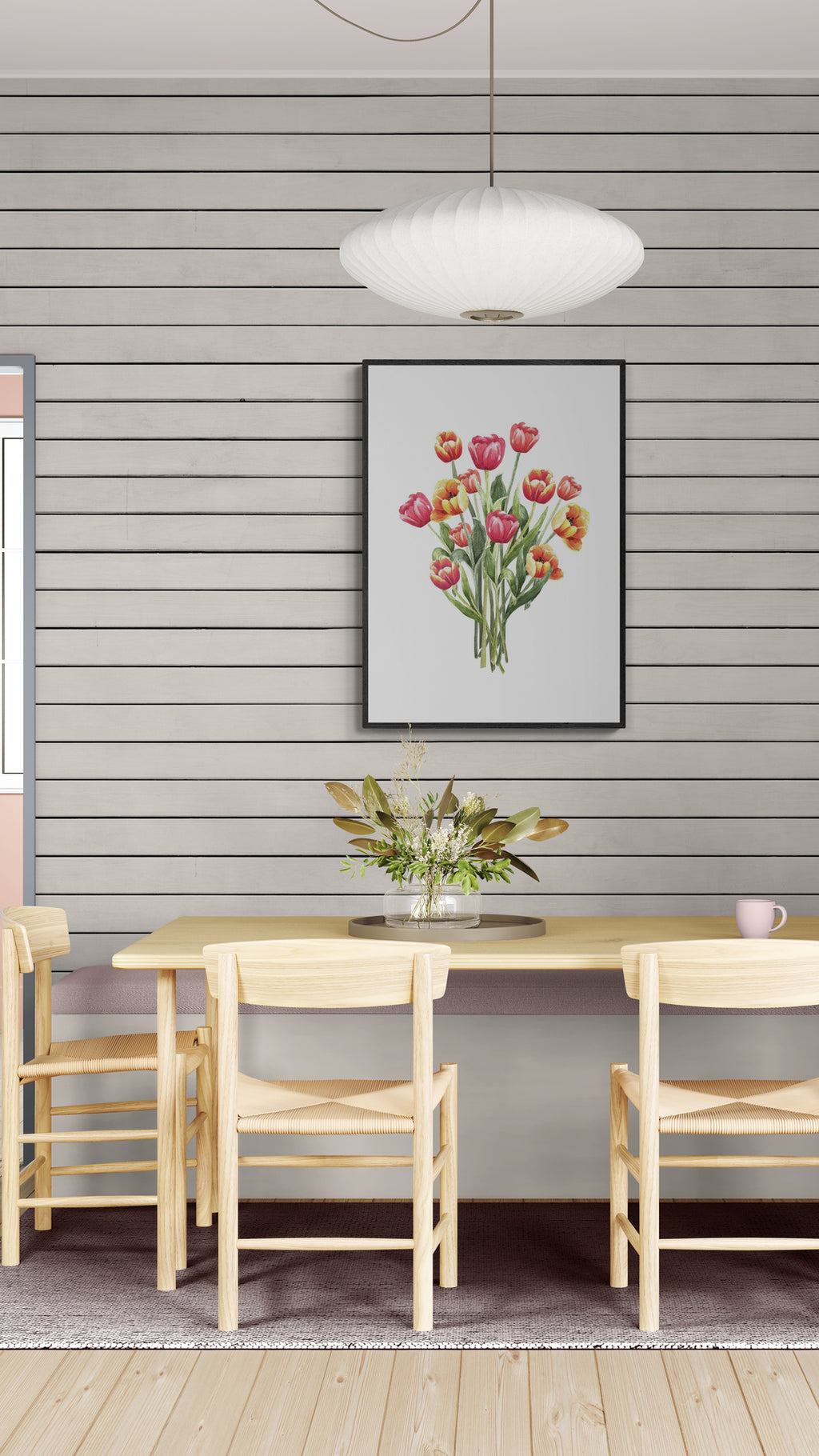 Tulipaner i buket