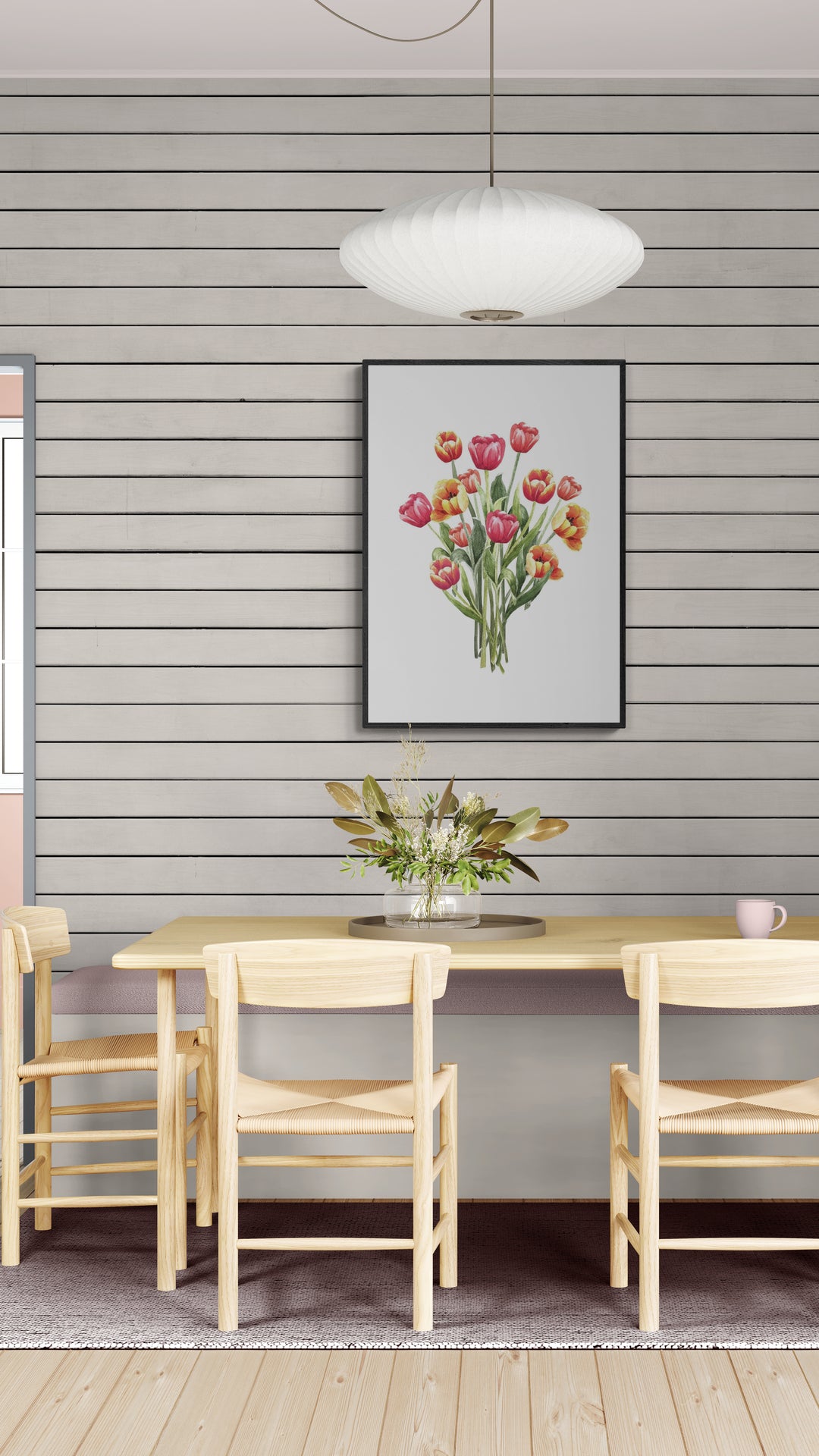 Tulipaner i buket