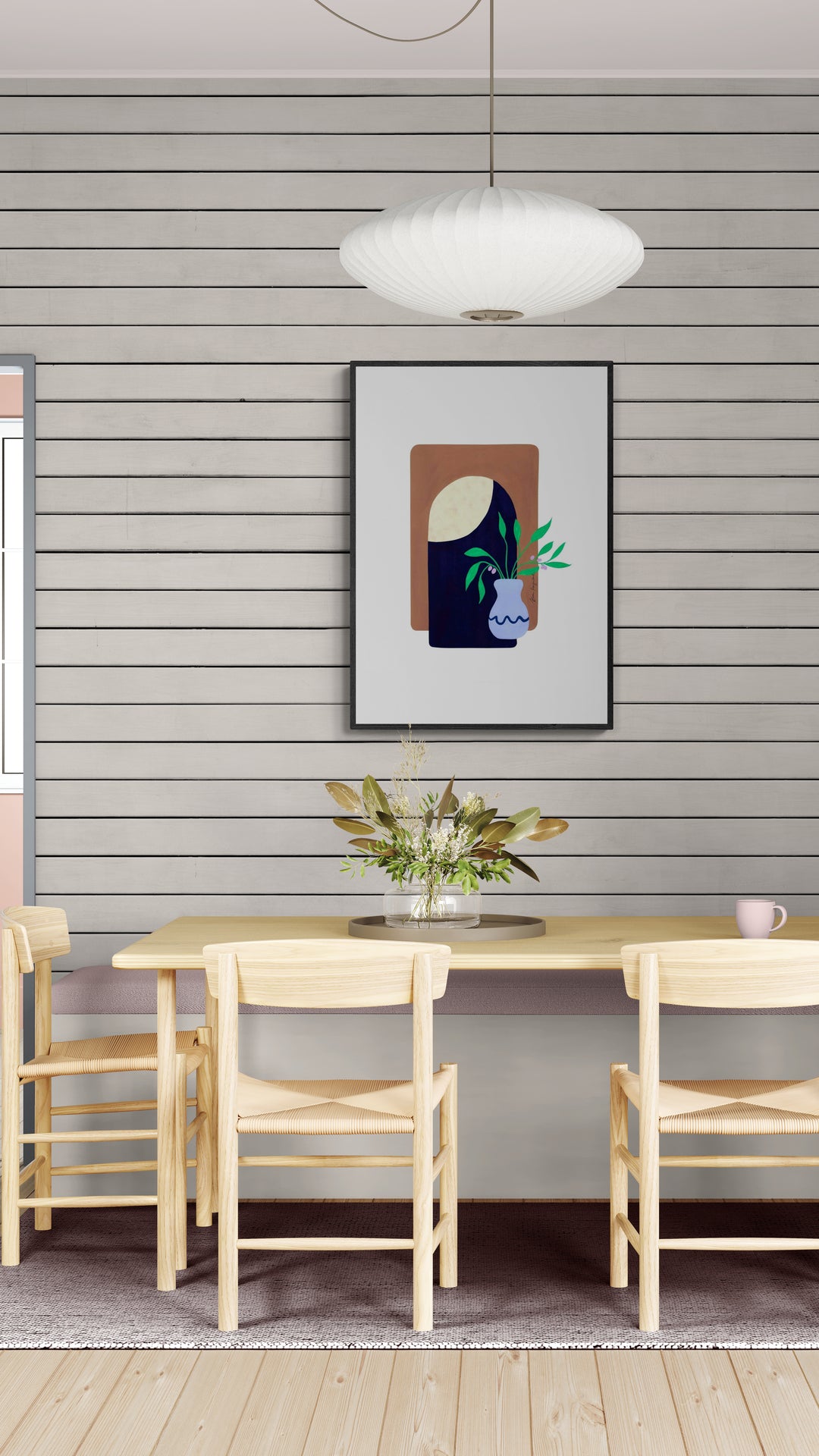 Boho vase i porten