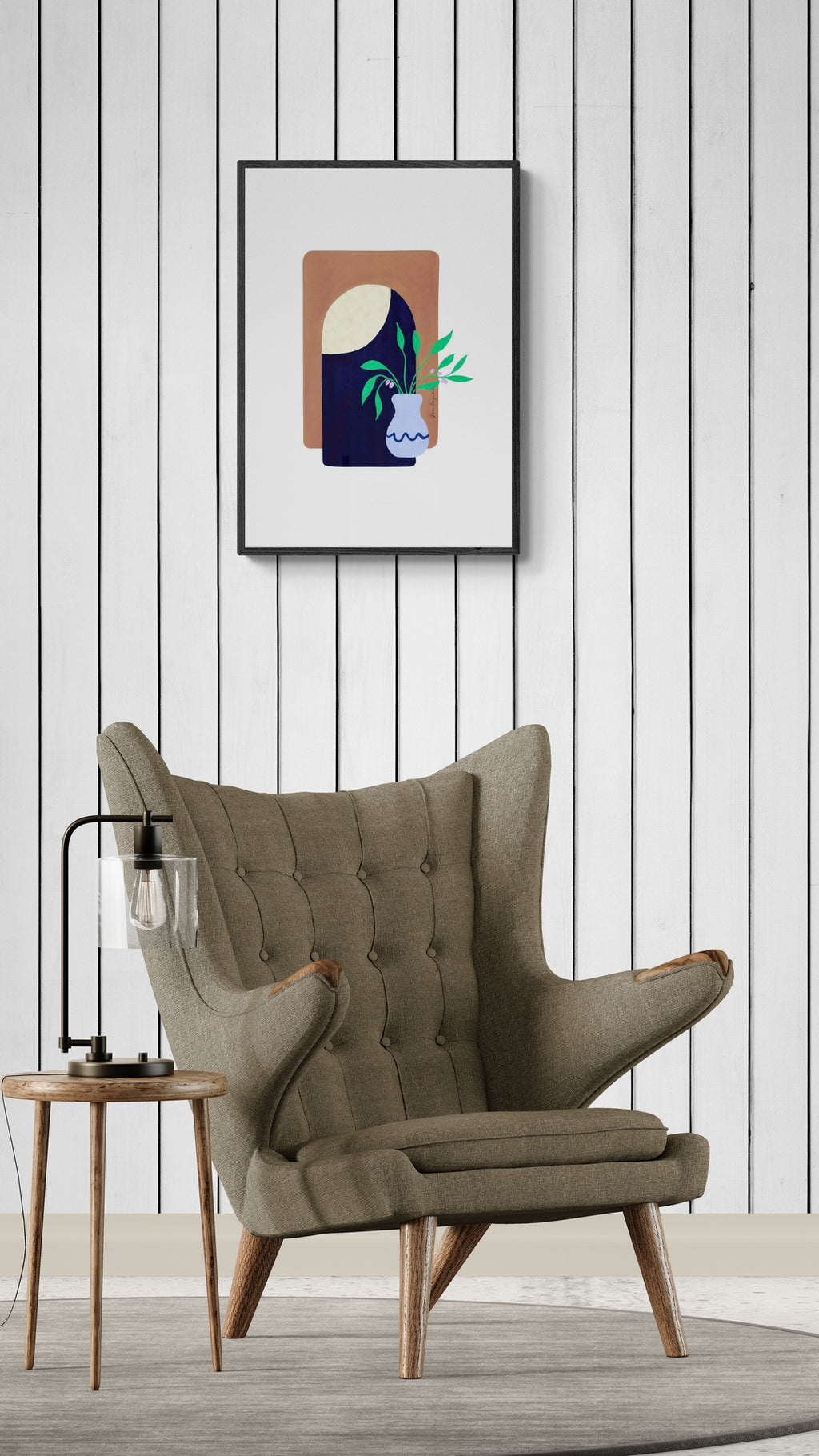 Boho vase i porten