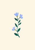 Blå blomster