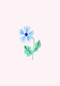 Blå blomst