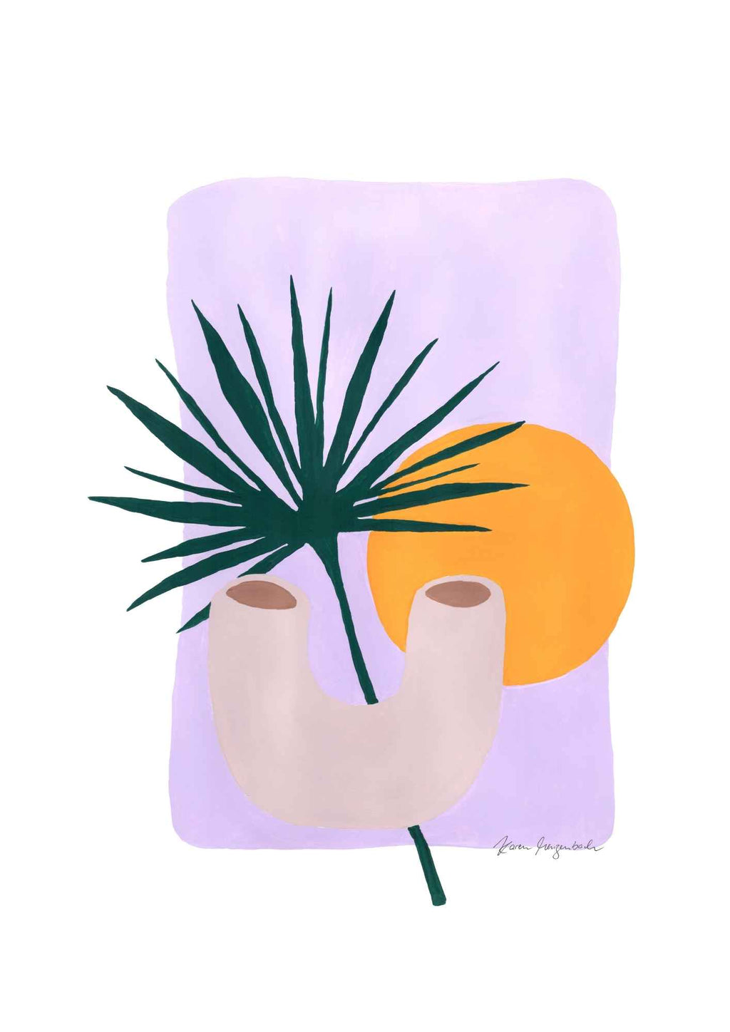 Palme og sol