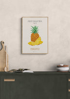 Frugtplakat - Ananas