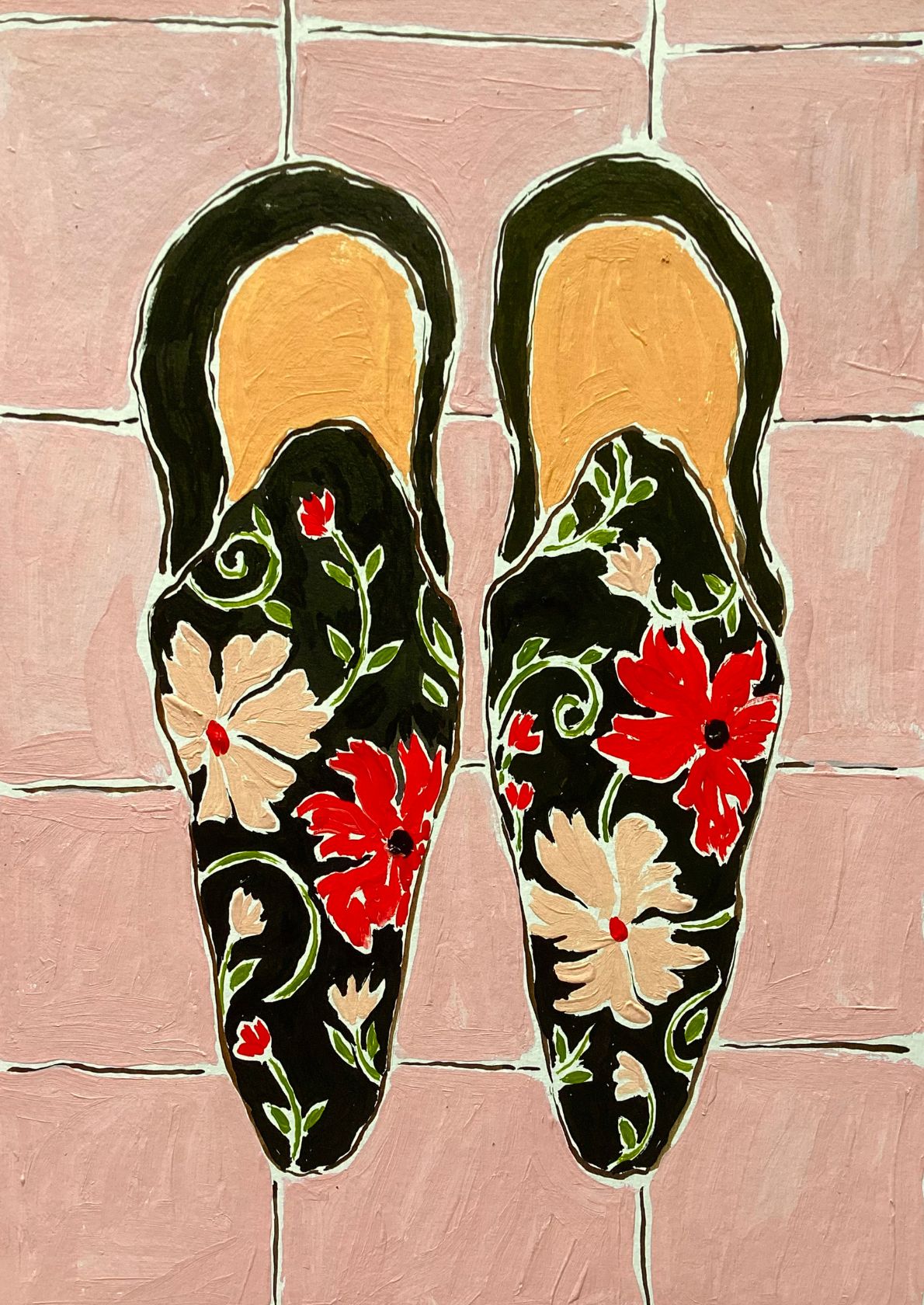 Blomstrede klipklapper