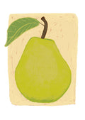 Pære med blad