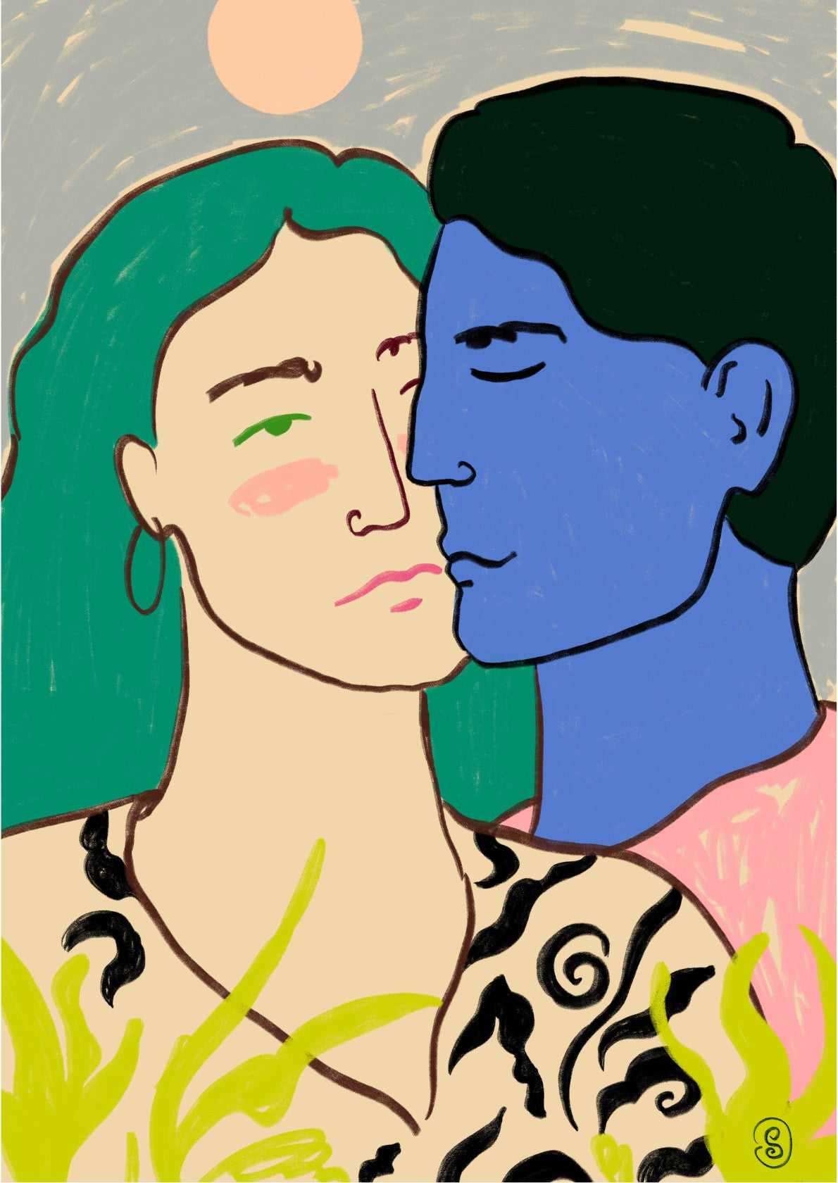 Lovers Under the Moon