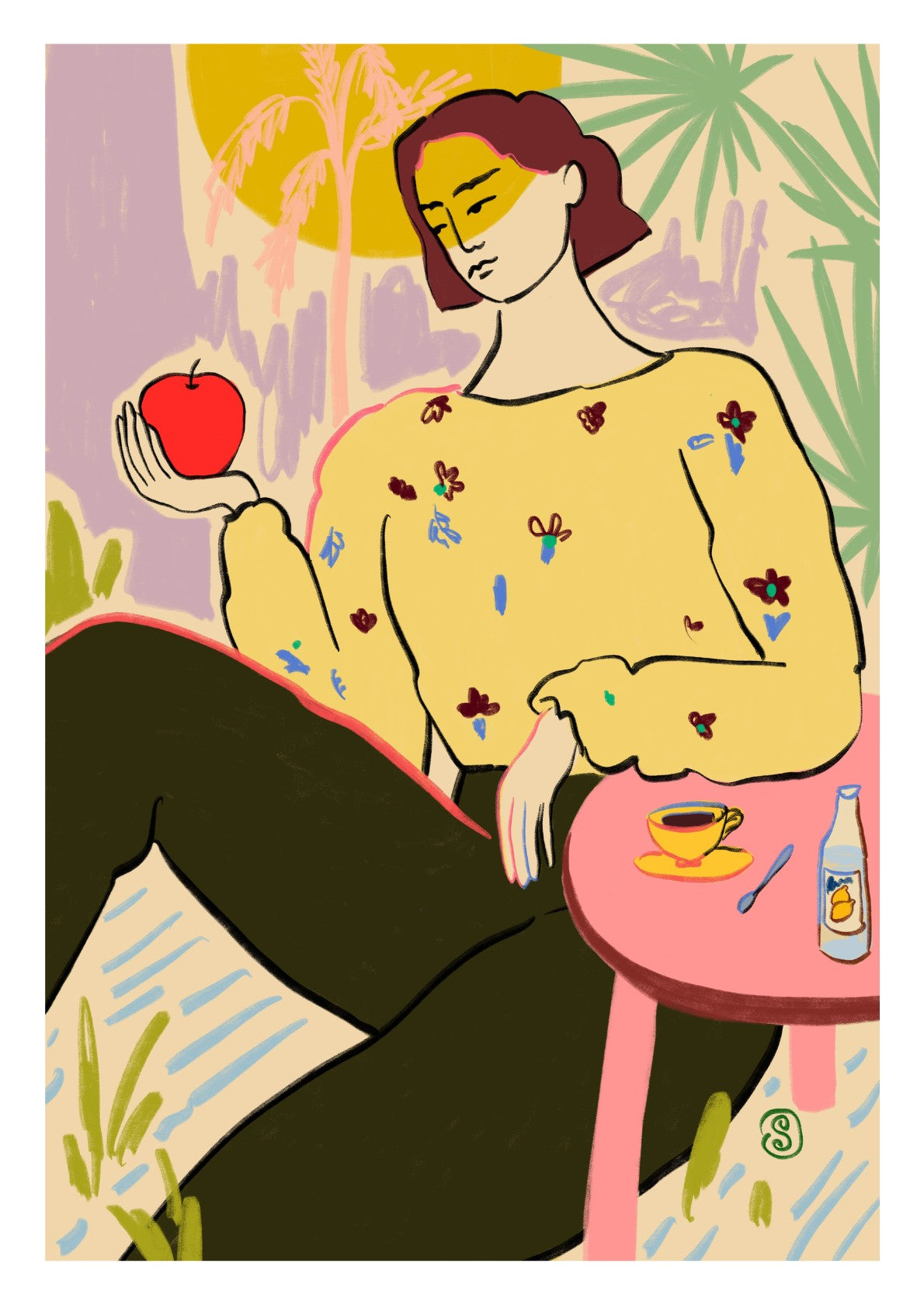 Woman With Apple