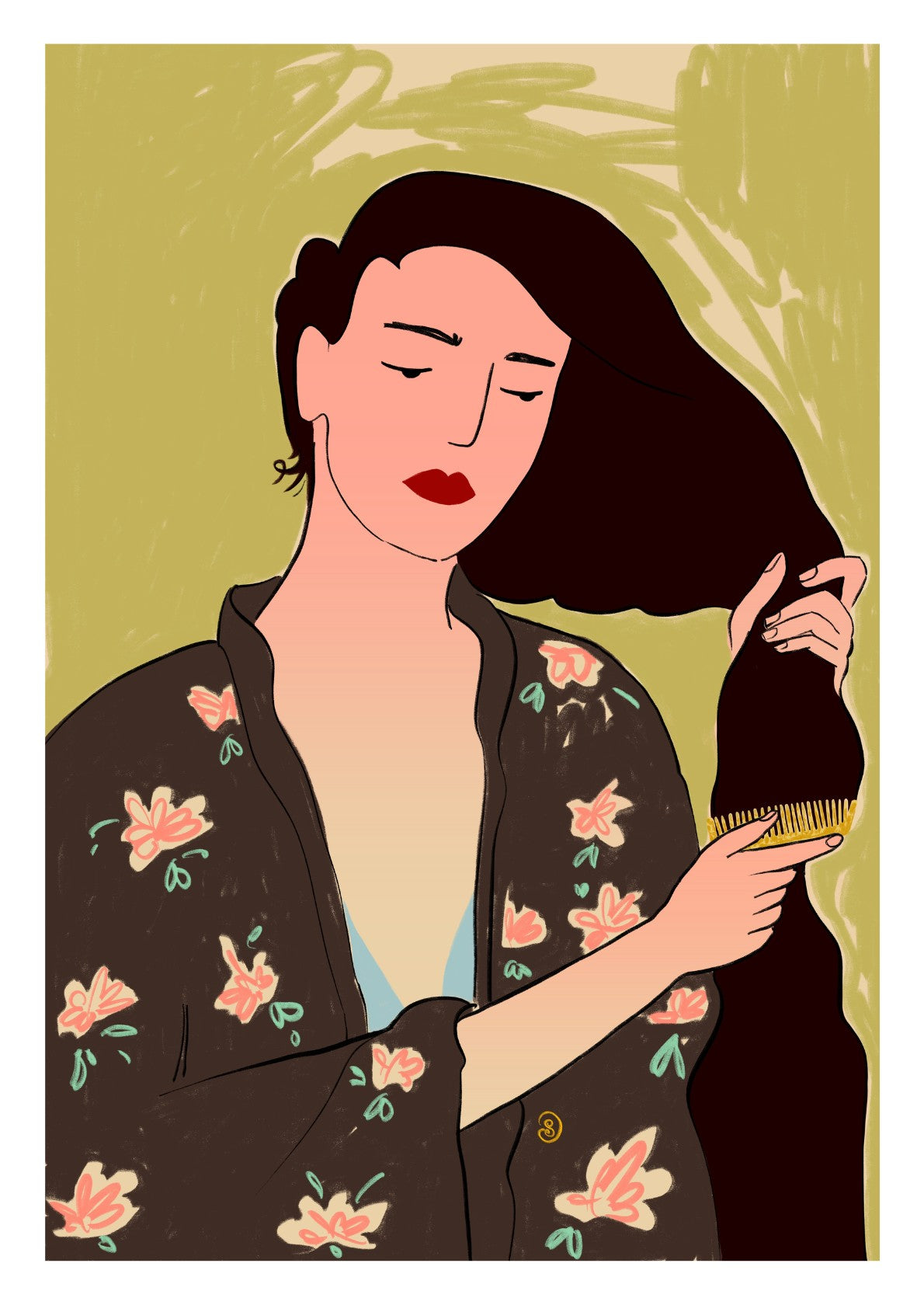 Woman With Long Hair