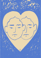 Two Abstract Faces