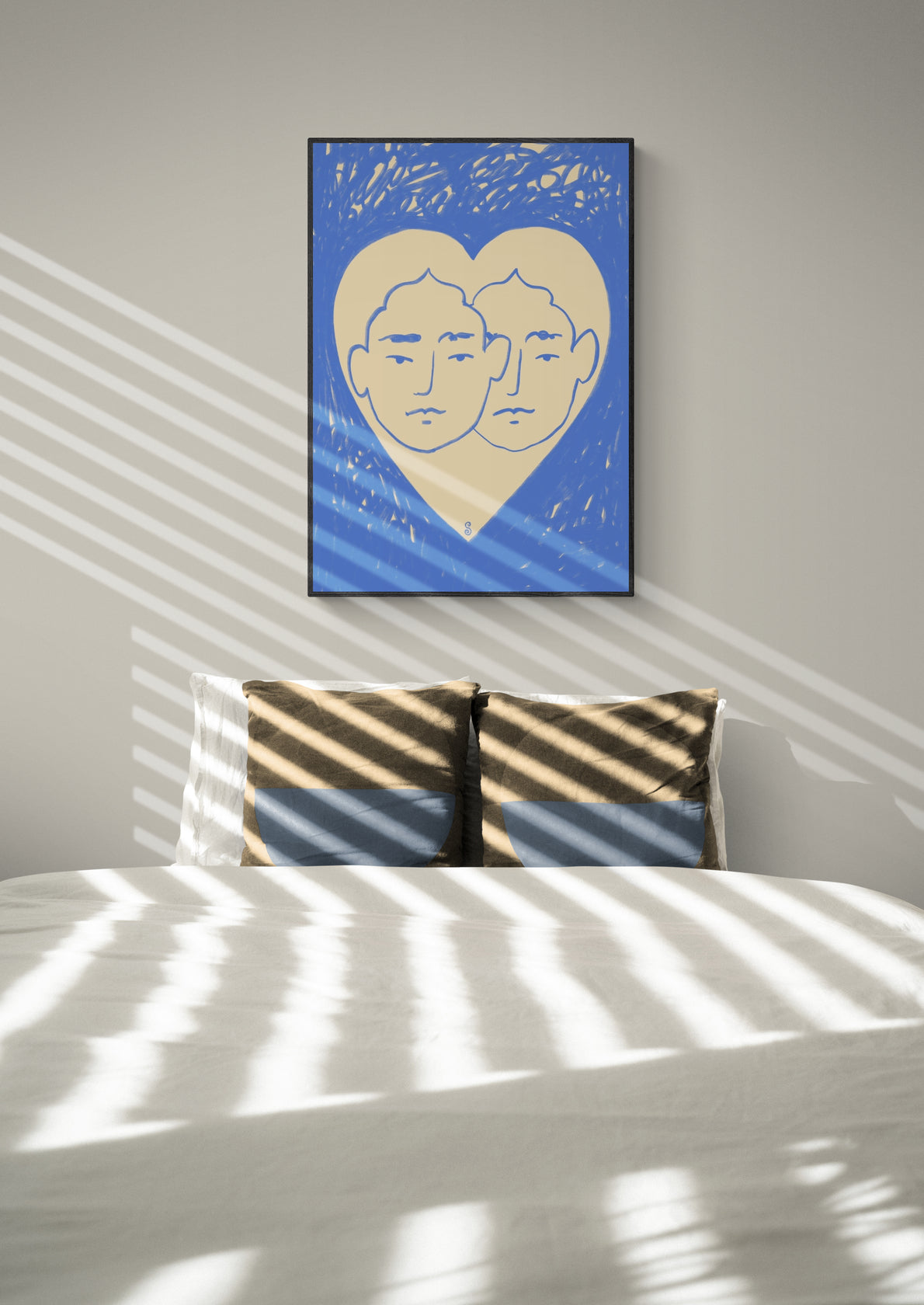 Two Abstract Faces
