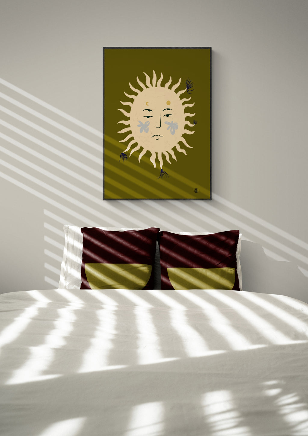 Sun's Serene Face