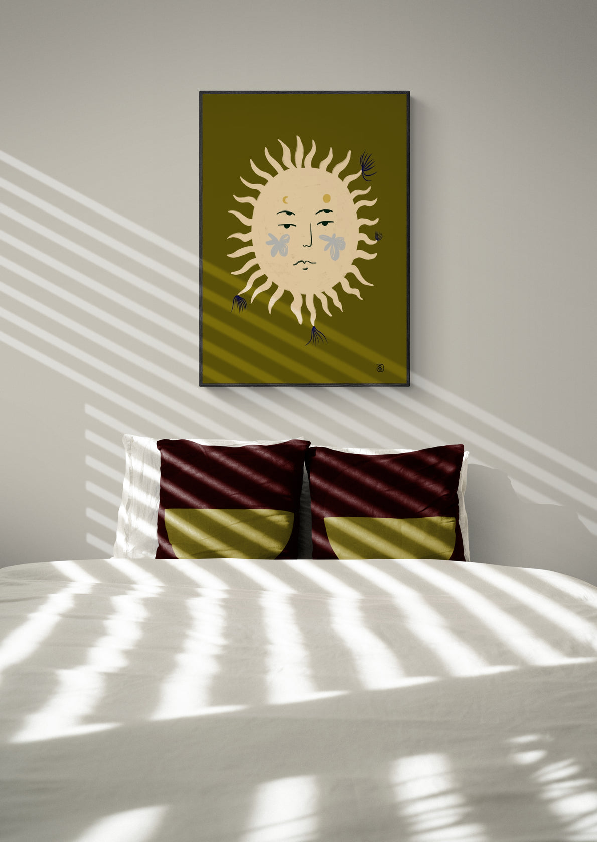 Sun's Serene Face